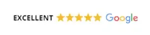 Five-star Google review: Excellent