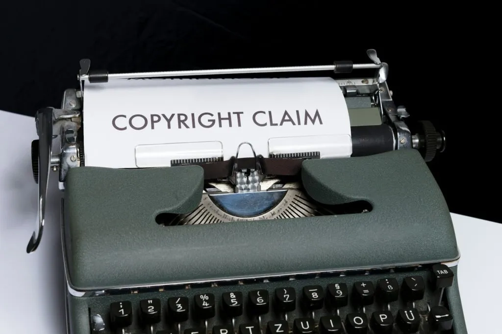 Vintage typewriter with