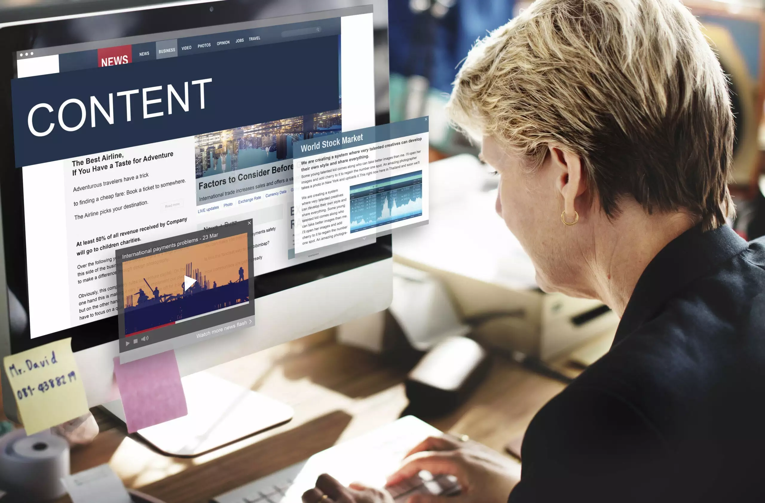 Person browsing fundraising compliance content on a computer